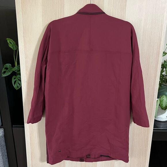 Lululemon Bumble Berry Pink Cocoon Car Coat Lightweight Jacket Size Small - Picture 2 of 6